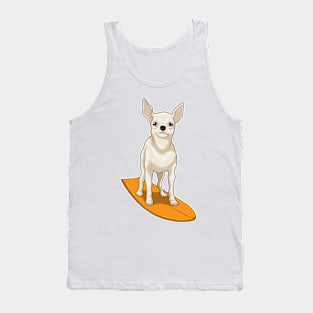 Chihuahua Surfer Surfboard Tank Top